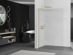 Mexen Kioto L dušo sienelė Walk-in 90 x 200 cm, skaidrus, auksinis - 800-090-103-50-09