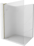 Mexen Kioto L dušo siena Walk-in 110 x 200 cm, skaidrus, auksinis - 800-110-103-50-09