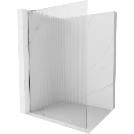 Mexen Kioto L dušo siena Walk-in 100 x 200 cm, matinė, šveitimas nikelis - 800-100-103-97-09