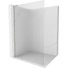 Mexen Kioto L prausimosi kambario Walk-in 120 x 200 cm, matinis, matinis nikelis - 800-120-103-97-09