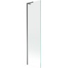 Mexen Next L vonios pertvara 1-durų 50 x 150 cm, skaidri, ginklinis metalas - 895-050-000-03-00-95