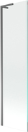 Mexen Next L vonios ekranas 1-durų 50 x 150 cm, skaidrus, ginklų metalo - 895-050-000-03-00-95