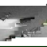 Mexen Next L vonios užuolaida 1-duris 50 x 150 cm, skaidrus, šlifuotas nikelis - 895-050-000-03-00-97