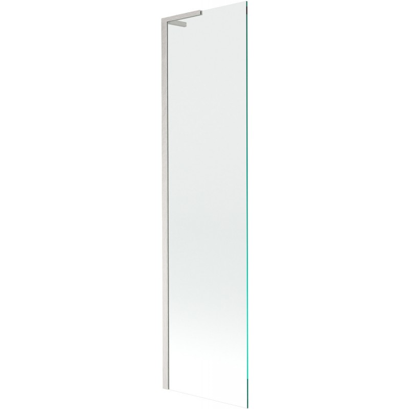 Mexen Next L vonios užuolaida 1-duris 50 x 150 cm, skaidrus, šlifuotas nikelis - 895-050-000-03-00-97