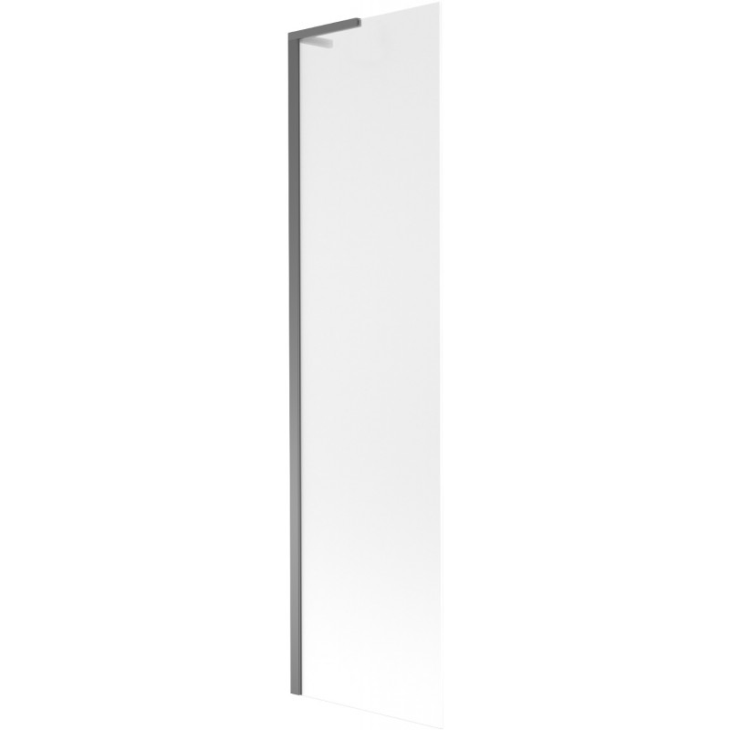 Mexen Next L vonios ekrano dalis 1-durų 50 x 150 cm, šerkšnas, gun metalo - 895-050-000-03-30-95
