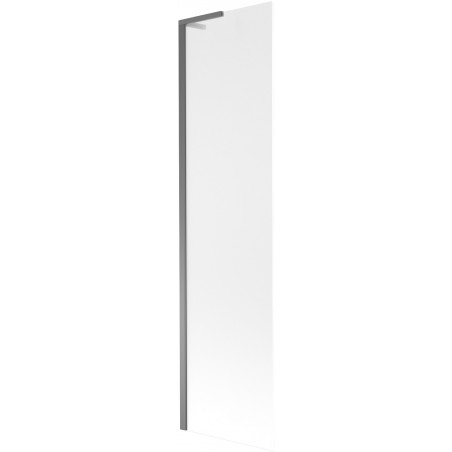 Mexen Next L vonios ekrano dalis 1-durų 50 x 150 cm, šerkšnas, gun metalo - 895-050-000-03-30-95