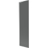 Mexen Next L vonios kambarys 1-duris 50 x 150 cm, grafitas, chromas - 895-050-000-03-40-01