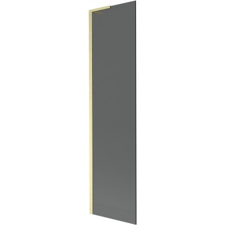 Mexen Next L vienos dalies vonios ekranas 50 x 150 cm, grafitas, auksinis šlifuotas - 895-050-000-03-40-55
