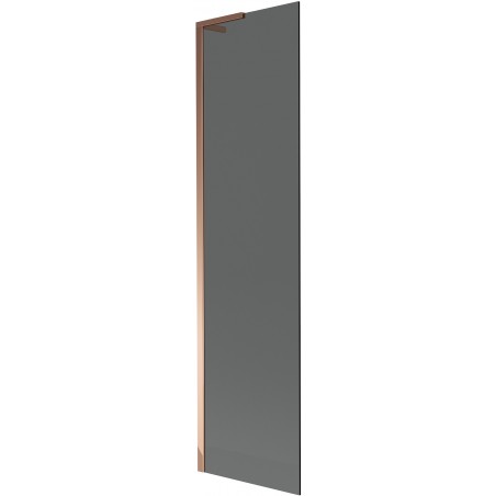 Mexen Next L vonios kraštas 1-durys 50 x 150 cm, grafitas, rožinis auksas - 895-050-000-03-40-60