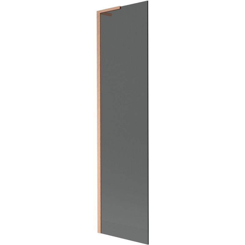 Mexen Next L vonios pertvara 1-durų 50 x 150 cm, grafitas, šlifuota varis - 895-050-000-03-40-65