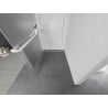 Mexen Kioto+ dušo pertvara su lentyna Walk-in 130 x 200 cm, matinė, balta - 800-130-121-20-30