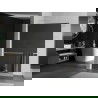 Mexen Kioto+ dušo sienelė su Walk-in lentyna 100 x 200 cm, veidrodis, balta - 800-100-121-20-50