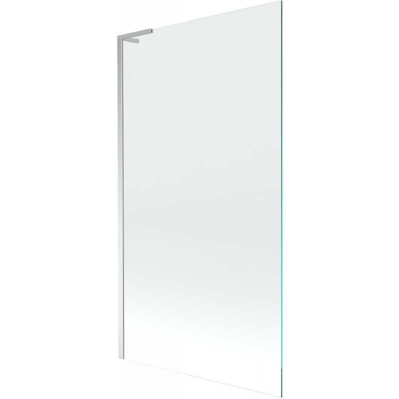 Mexen Next L vonios ekranas, vienos dalies, 100 x 150 cm, skaidrus, chromuotas - 895-100-000-03-00-01