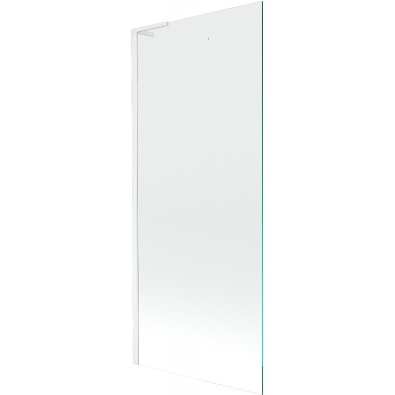 Mexen Next L vonios užtvara, 1-sparnas, 80 x 150 cm, permatomas, baltas - 895-080-000-03-00-20