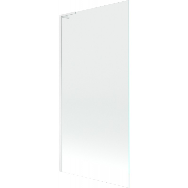 Mexen Next L vonios sienelė, 1 sparno, 90 x 150 cm, permatoma, balta - 895-090-000-03-00-20