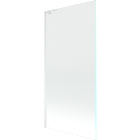 Mexen Next L vonios sienelė, 1 sparno, 90 x 150 cm, permatoma, balta - 895-090-000-03-00-20
