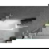 Mexen Next L vonios sienelė, 1 sparno, 90 x 150 cm, permatoma, balta - 895-090-000-03-00-20