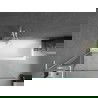 Mexen Next L vonios ekranas 1 lapas 100 x 150 cm, skaidrus, baltas - 895-100-000-03-00-20