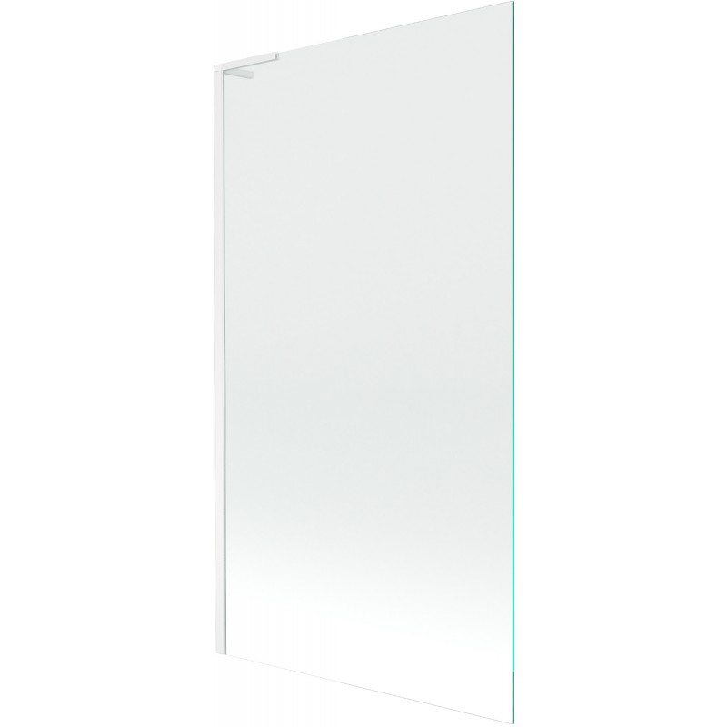Mexen Next L vonios ekranas 1 lapas 100 x 150 cm, skaidrus, baltas - 895-100-000-03-00-20