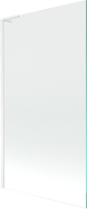 Mexen Next L vieno sparno dušo sienelė 100 x 150 cm, skaidri, balta - 895-100-000-03-00-20