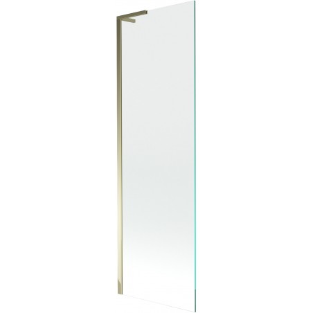 Mexen Next L viengubos plokštės voniai 60 x 150 cm, permatomas, auksinis - 895-060-000-03-00-50