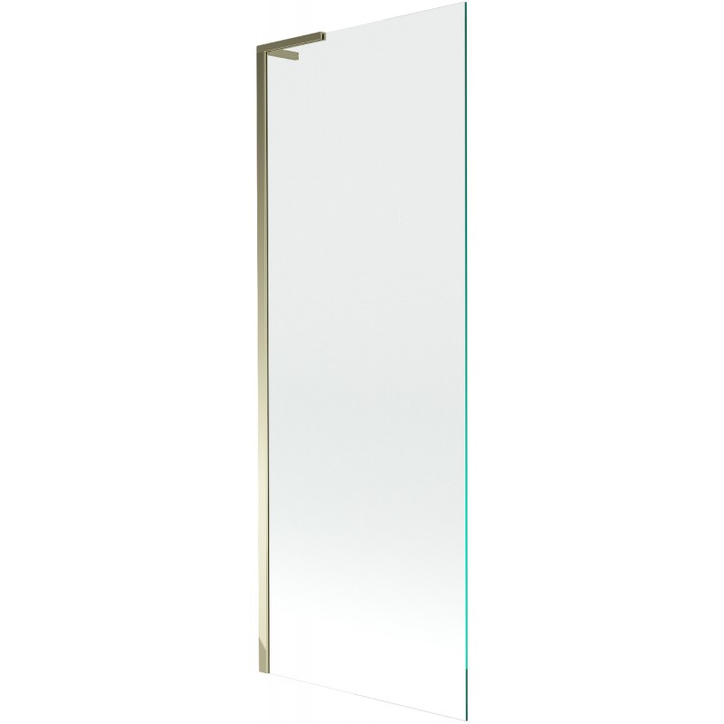 Mexen Next L vonios ekrano uždanga su 1 sparnu, 70 x 150 cm, skaidri, auksinė - 895-070-000-03-00-50
