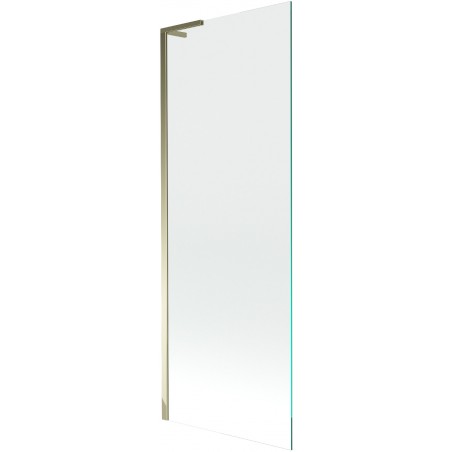 Mexen Next L vonios ekrano uždanga su 1 sparnu, 70 x 150 cm, skaidri, auksinė - 895-070-000-03-00-50