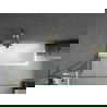 Mexen Next L vonios uždanga, 1 sparno, 100 x 150 cm, permatoma, auksinė - 895-100-000-03-00-50