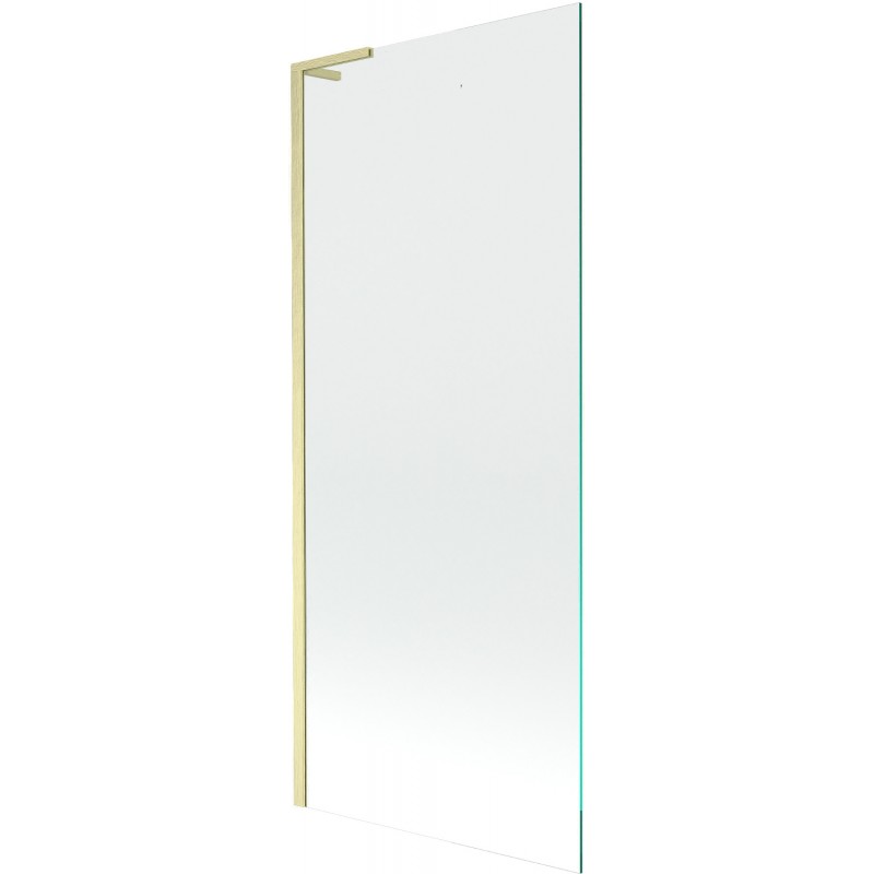 Mexen Next L vonios sienelė 1 vnt, 80 x 150 cm, skaidri, auksinė šlifuota - 895-080-000-03-00-55
