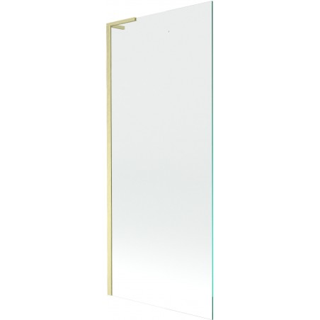 Mexen Next L vonios sienelė 1 vnt, 80 x 150 cm, skaidri, auksinė šlifuota - 895-080-000-03-00-55