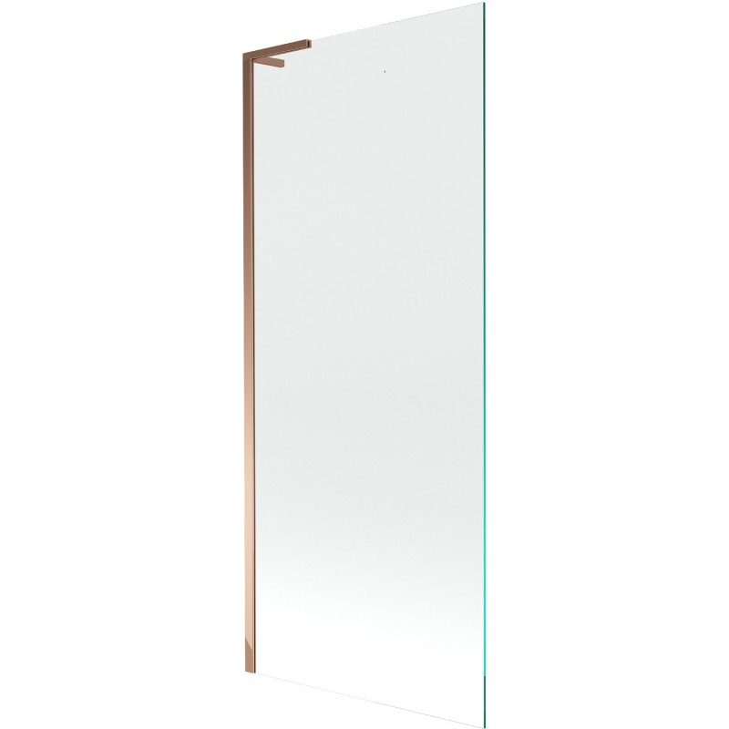 Mexen Next L vonios sienelė 1-duris 80 x 150 cm, permatomas, rausvas auksas - 895-080-000-03-00-60