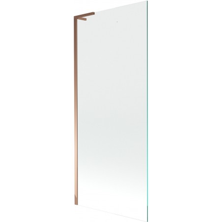 Mexen Next L vonios sienelė 1-duris 80 x 150 cm, permatomas, rausvas auksas - 895-080-000-03-00-60