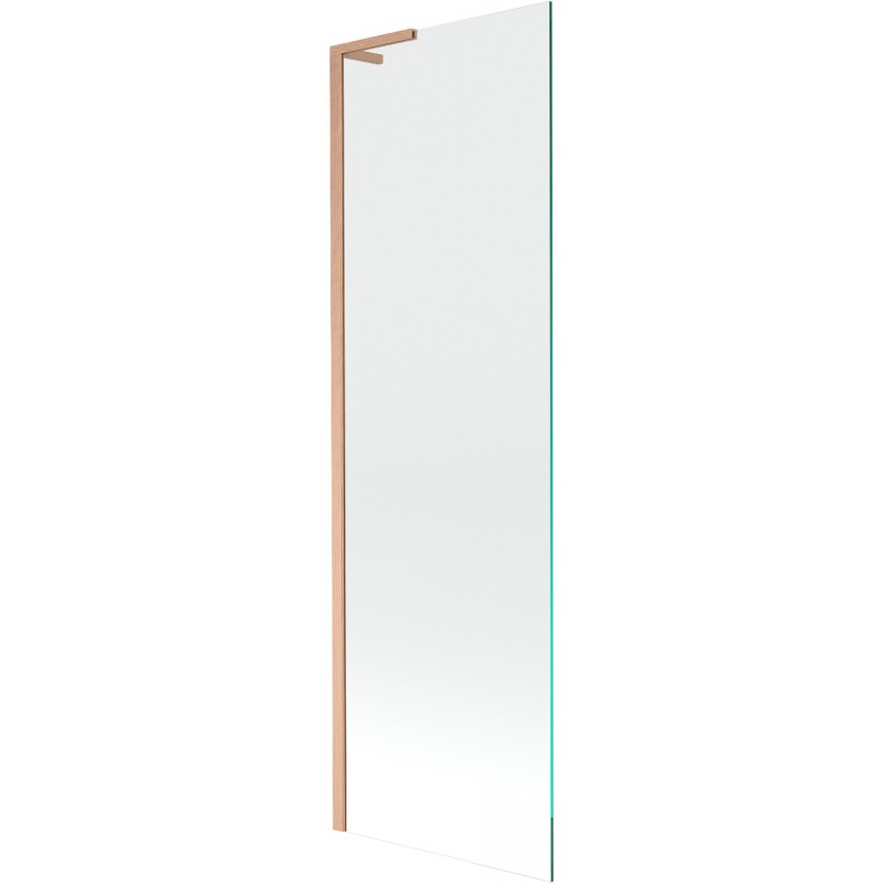 Mexen Next L vonios pertvara 1-duris 60 x 150 cm, permatomas, šlifuotas varis - 895-060-000-03-00-65