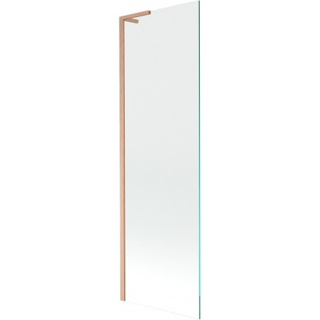 Mexen Next L vonios pertvara 1-duris 60 x 150 cm, permatomas, šlifuotas varis - 895-060-000-03-00-65