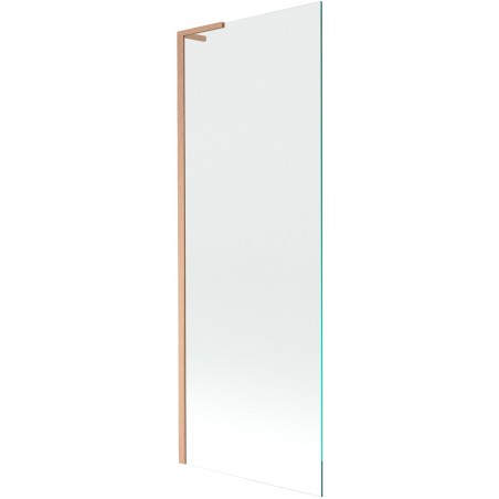 Mexen Next L vonios užuolaida 1 lapo 70 x 150 cm, skaidri, šlifuotas varis - 895-070-000-03-00-65
