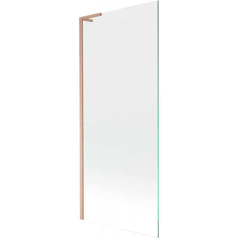 Mexen Next L vonios uždanga 1-duris 80 x 150 cm, skaidri, šlifuota varis - 895-080-000-03-00-65