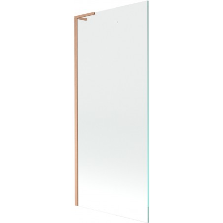 Mexen Next L vonios uždanga 1-duris 80 x 150 cm, skaidri, šlifuota varis - 895-080-000-03-00-65