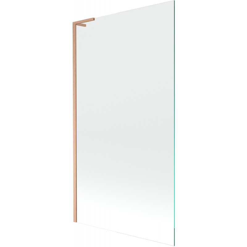 Mexen Next L vonios sienelė 1-duris 100 x 150 cm, skaidrus, šlifuota varis - 895-100-000-03-00-65