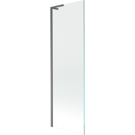 Mexen Next L vienos dalies vonios ekranas 60 x 150 cm, skaidrus, šlifuota graži pilka - 895-060-000-03-00-66
