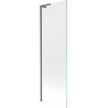 Mexen Next L vienos dalies vonios ekranas 60 x 150 cm, skaidrus, šlifuota graži pilka - 895-060-000-03-00-66