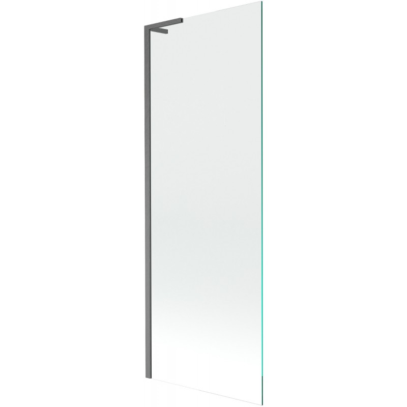 Mexen Next L vonios pertvara 1-duris 70 x 150 cm, skaidrus, šepetėliškai pilkas - 895-070-000-03-00-66