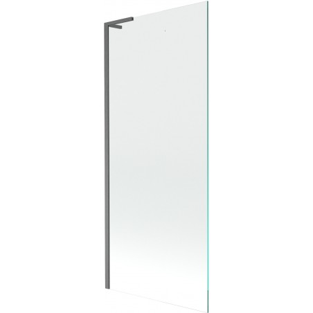 Mexen Next L vonios ekrano pertvara 1-duris 80 x 150 cm, skaidri, šepetėliu dengta ginklų pilka - 895-080-000-03-00-66