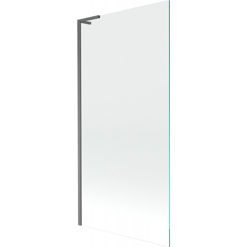Mexen Next L vonios pertvara, 1 sparno, 90 x 150 cm, skaidri, šlifuota pilka - 895-090-000-03-00-66
