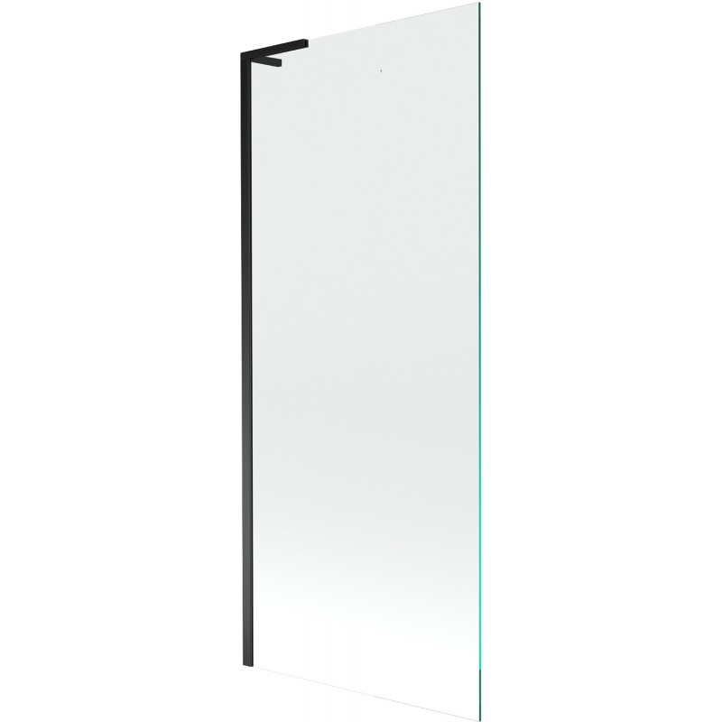 Mexen Next L vonios sienelė 1-duris 80 x 150 cm, skaidrus, juodas - 895-080-000-03-00-70
