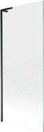 Mexen Next L vonios pertvara 1-varstama 80 x 150 cm, skaidri, juoda - 895-080-000-03-00-70