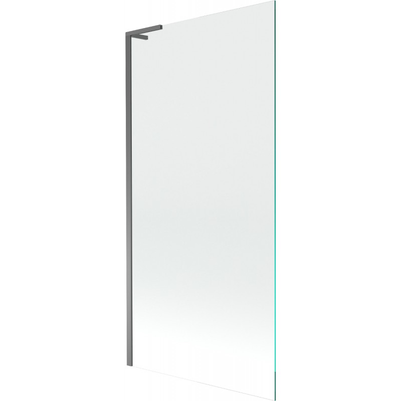 Mexen Next L vonios sienelė 1-duris 90 x 150 cm, skaidrus, ginklų metalas - 895-090-000-03-00-95
