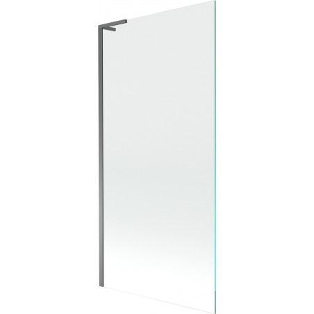 Mexen Next L vonios sienelė 1-duris 90 x 150 cm, skaidrus, ginklų metalas - 895-090-000-03-00-95