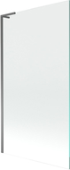 Mexen Next L vonios sienelė 1-durų 100 x 150 cm, skaidri, ginklų metalas - 895-100-000-03-00-95