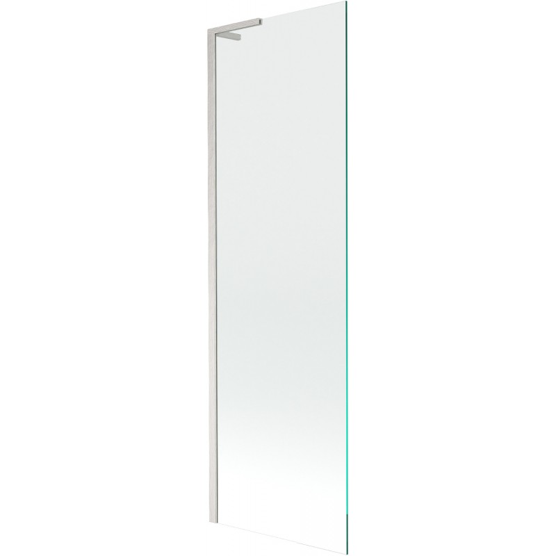 Mexen Next L vonios ekranas vienos dalies 60 x 150 cm, permatomas, šlifuotas nikelis - 895-060-000-03-00-97