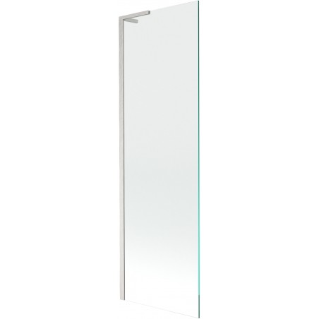 Mexen Next L vonios ekranas vienos dalies 60 x 150 cm, permatomas, šlifuotas nikelis - 895-060-000-03-00-97